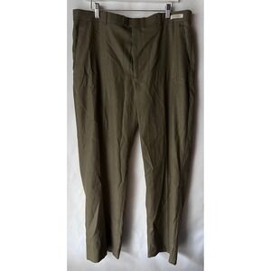 Perry Ellis Portfolio Rock Taupe Men's Dress Pants Classic Fit Travel Luxe 36x30